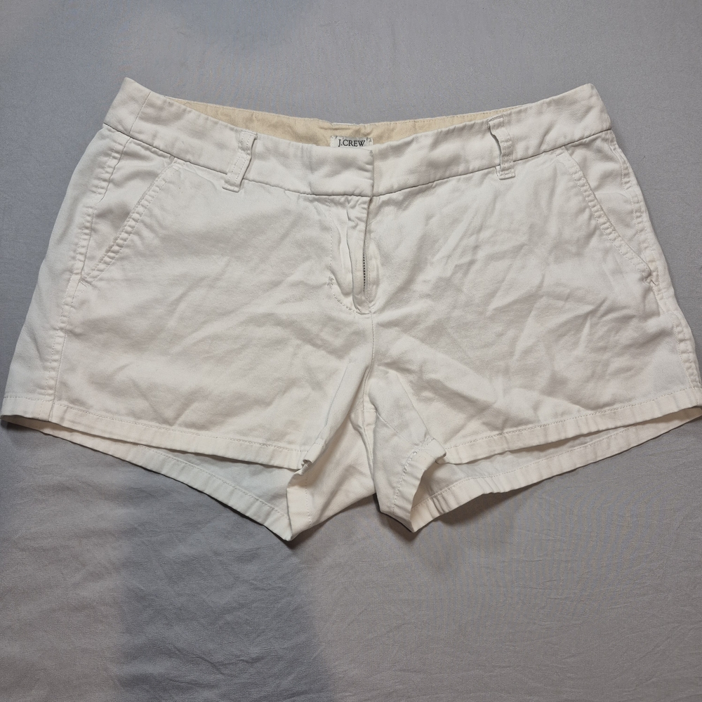 J. Crew Women's Cream Cargo Shorts